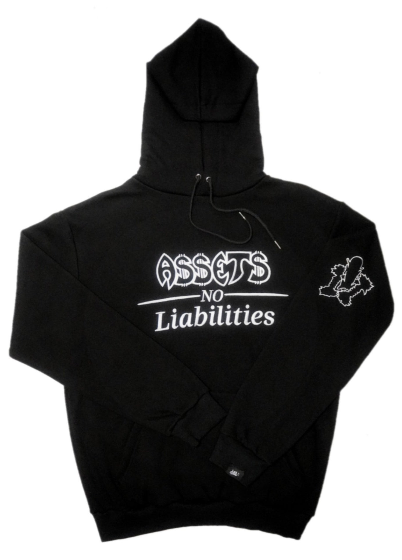 Assets No Liabilities Black Hoodie