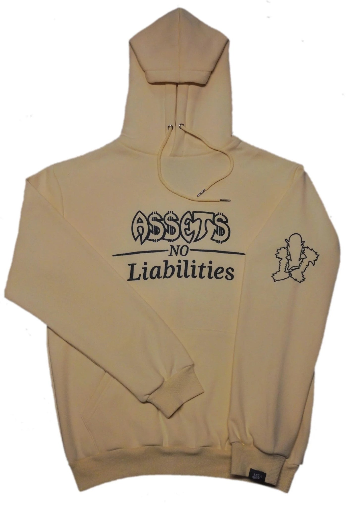 Assets No Liabilities 100K Class Hoodie (Cream)