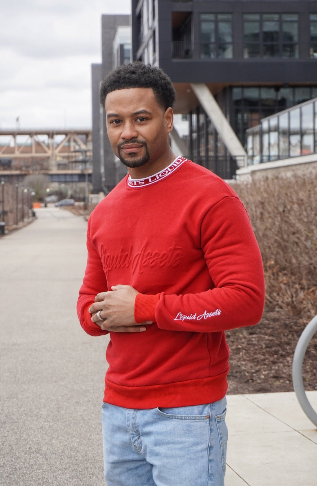 Liquid Crew Neck (Red)