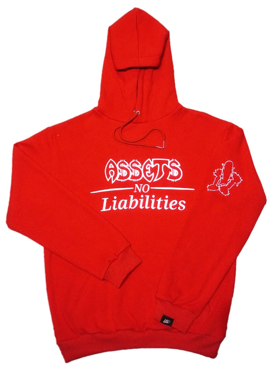 Assets No Liabilities 100K Class Hoodie (Red)