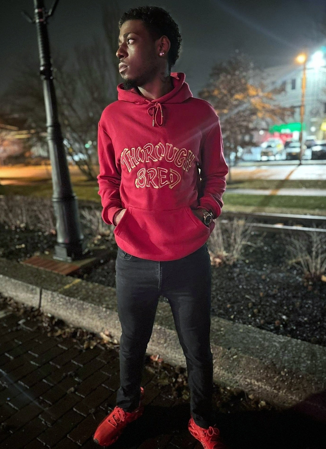 Thoroughbred 100K Class Hoodie (Red)