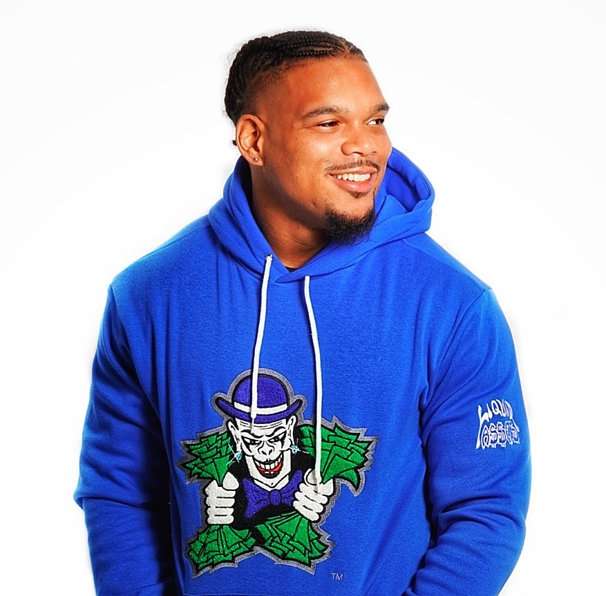 Moneyman 100K Class Hoodie (Blue)